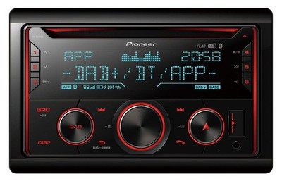 Pioneer FH-S820DAB Double Din CD/MP3 Car Stereo DAB Bluetooth USB iPod AUX-IN
