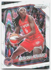 2025 Panini Prizm WNBA #54 Natasha Howard White Seismic Prizms Indiana Fever