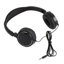 Foldable Compact Wired Headset Stereo HiFi Music Headphone