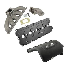 Turbo manifold, cast aluminum valve cover & intake manifold for VW Jetta/Golf MK