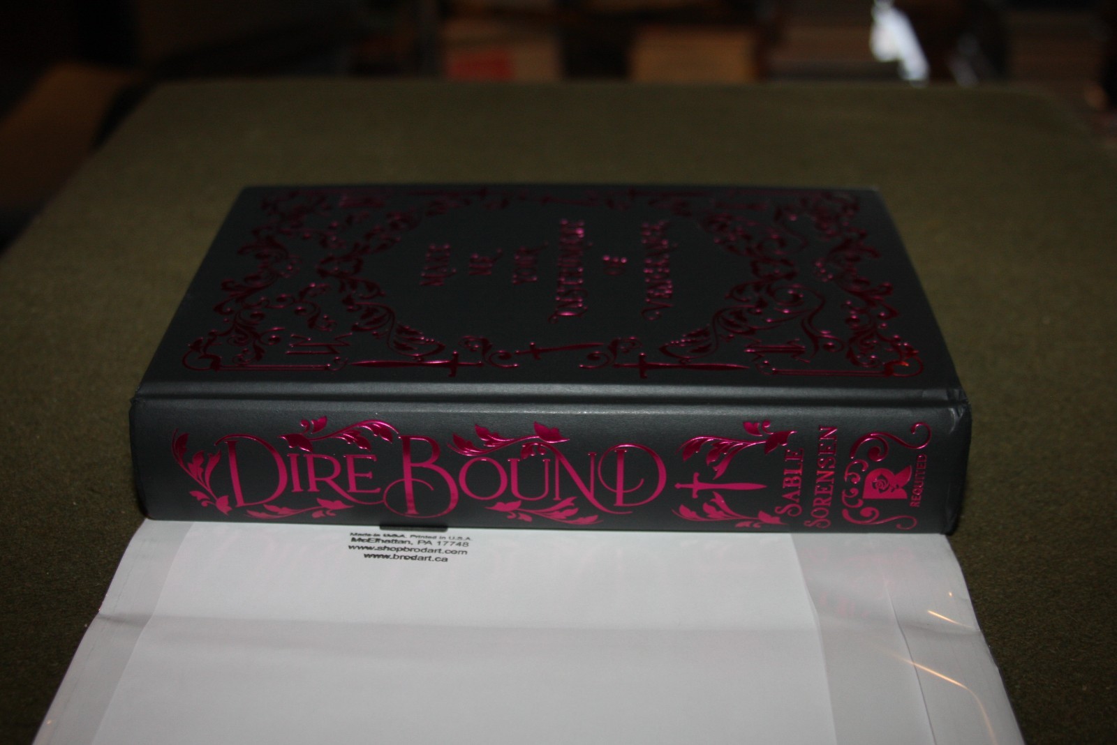 Dire Bound by Sable Sorensen 2025 HC 1st Printing Requited w/Sprayed Edges