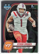 2024 Bowman University Chrome Kyron Drones #119 Virginia Tech Hokies