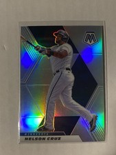 2021 Panini Mosaic - Nelson Cruz #192 Silver Prizm
