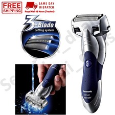Image of Panasonic ESSL41S Men’s 3 Blade Wet & Dry Electric Cordless Foil Shaver - SILVER