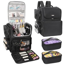 Hair Tools Travel Bag Hair Stylist Backpack Hairdresser Cosmetology Bag, Heat...