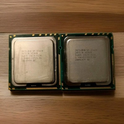  2 x Intel Xeon E5620 CPU Matched Pair 2,40GHz Quad Core, Mac Pro 5,1 & Server 