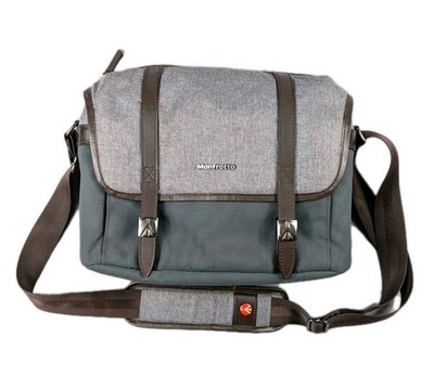 Manfrotto MB LF-WN-MM camera messenger bag for DSLR Lifestyle Windsor M, grey