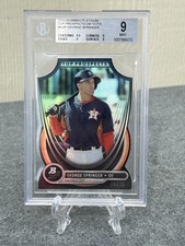 2013 Bowman Platinum GEORGE SPRINGER  BGS 9 Mint #GSP 22/25  ASTROS BLUE JAYS