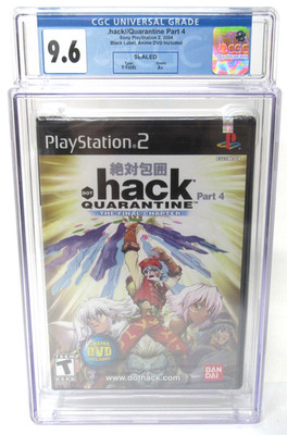 PlayStation 2 PS2 CGC 9.6 SEALED Dot Hack Part 4 Quarantine 2004 Black Label