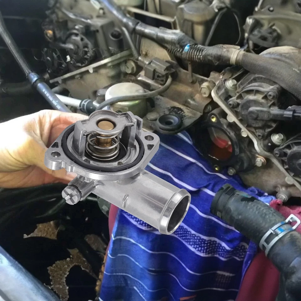 Termostato de alumínio líquido de arrefecimento do motor para Dodge Grand Caravan 3.6L 2011 -2019 - Imagem 3 de 4