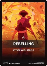 Rebelling Theme Card 33 MTG Avatar: The Last Airbender T NM