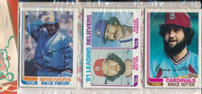 TOPPS 1982 SEALED RACK ROLLIE FINGERS BREWERS BRUCE SUTTER ST LOUIS CARDINALS