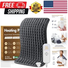 Christmas Gifts Heating Pad for Back, Neck, Shoulder Pain  Cramps Relief, El...