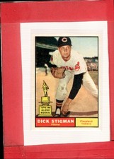 1961 Topps #77 Dick Stigman NM-MT Indians ID:77626