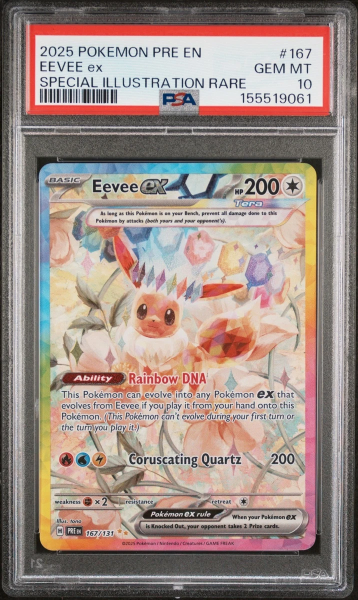 Eevee Pokémon TCG Professional Sports Authenticator (PSA) Grade 10