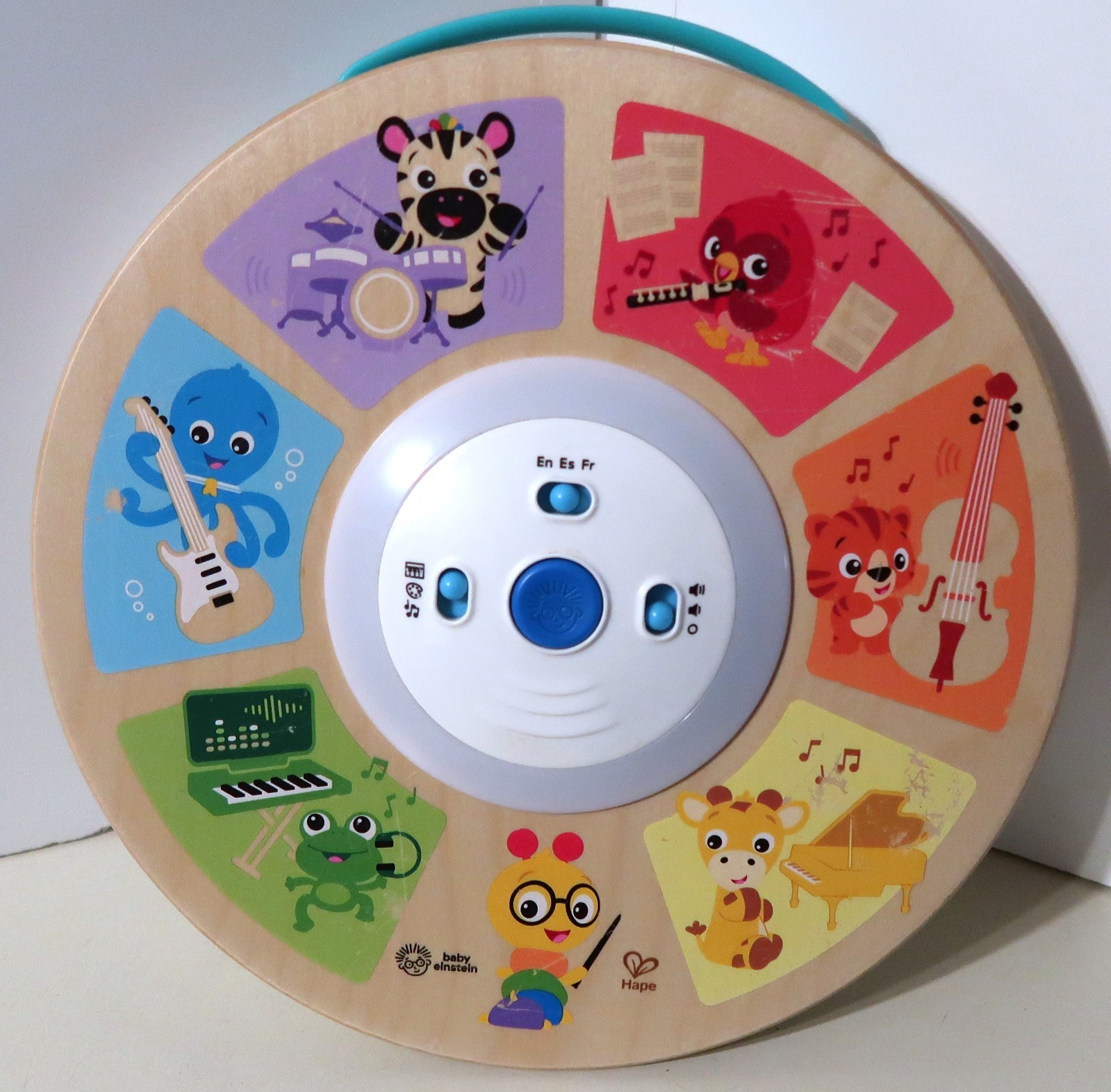 BABY EINSTEIN HAPE CALS TAKE ALONG SOUND SMART SYMPHONY BILINGUAL MONTESSORI TOY