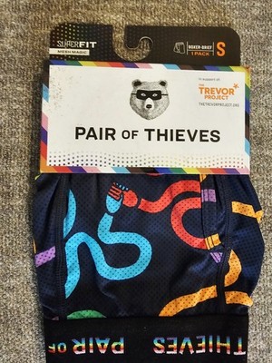 Pair of Thieves Super Fit Mesh Magic Boxer Brief Trevor Project Men Size Small