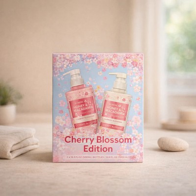 Cherry Blossom  Shampoo & Treatment by Honey & Macadamia   16.90 fl oz