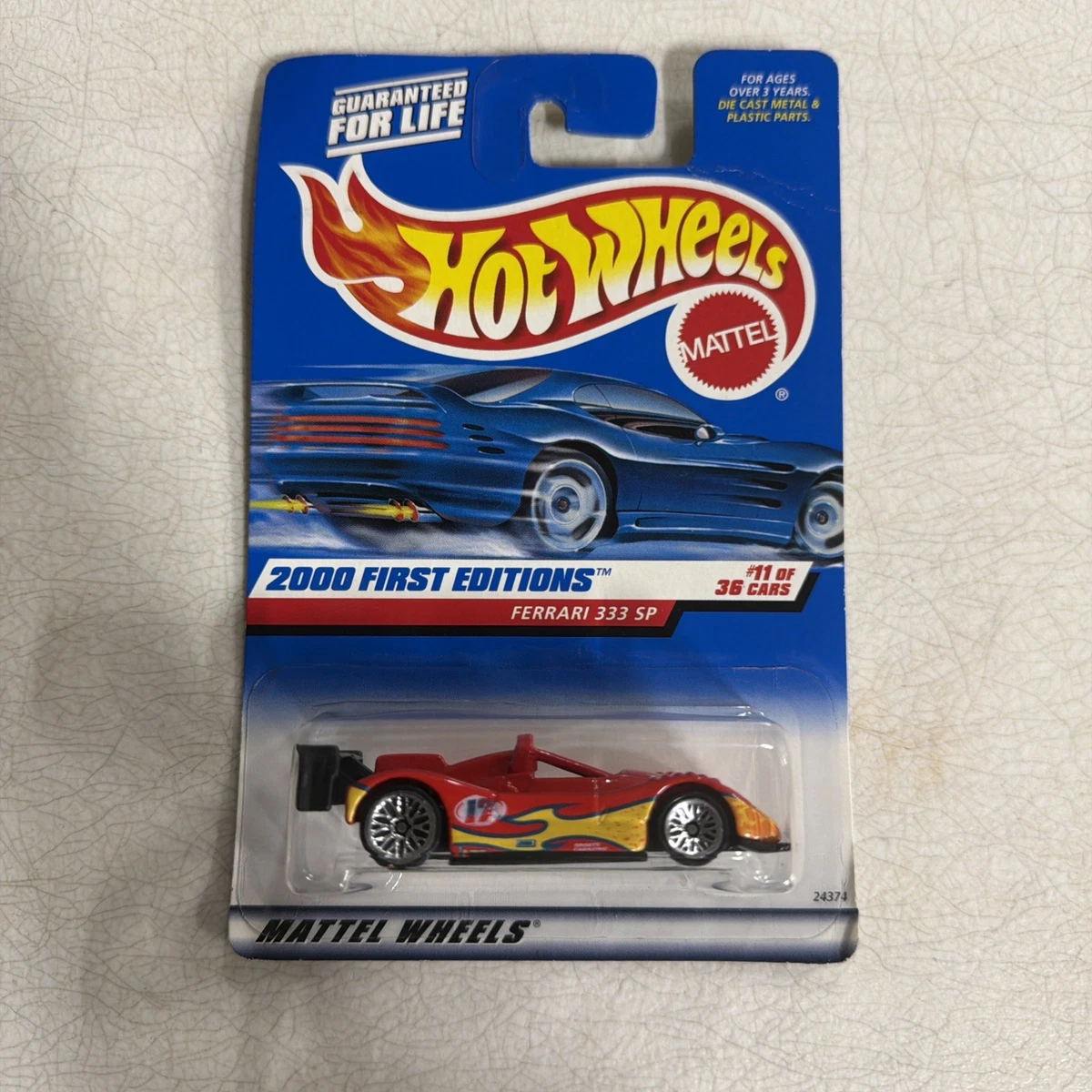 Hot Wheels Ferrari 333 SP Contemporary Manufacture Diecast Cars