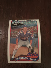 1989 Topps #233 Gregg Jeffries (RC) (NRMT)