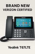 Yealink T67LTE 4G LTE Desk Phone Verizon Wireless Sealed in Box