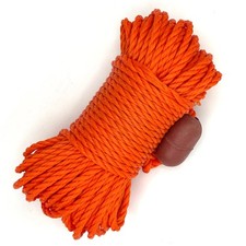 Twisted Polypropylene Rope - 1/4 Floating Poly Pro Cord 100 Ft - Ideal for Cr...