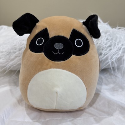 Squishmallows 8'' Prince the Pug Dog Puppy Plush KellyToys