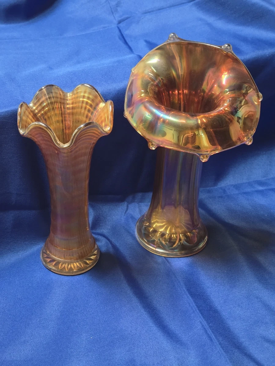 Jack In The Pulpit Vase In Fenton Art Glass for sale | eBay