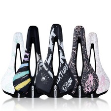 Enlee Bicycle Cycling Pu Leather Saddle Mountain Bike Comfortable Cushion Seat