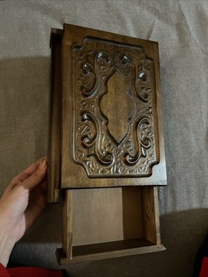 Wooden Hand Carved Secret Puzzle box