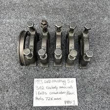87-93-95 Ford Mustang 302 Ho Engine Block Main Caps W Bolts Crankshaft 5.0l Oem 87-93-95 Ford Mustang 302 Ho Engine Block Main Caps W Bolts Crankshaft 5.0l Oem