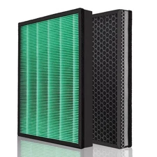 for Coway Airmega 400 400s Max2 True Filter Replacement Set Compatible with S...