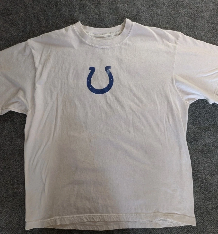 Indianapolis COLTS Dwight FREENEY Camisa Para Hombres Grande Blanca NFL Fútbol Reebok Lg Foto 2 de 4