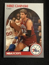 1990-91 NBA Hoops Error Card Mike Gminski #228 Front Benoit Benjamin Back Rare