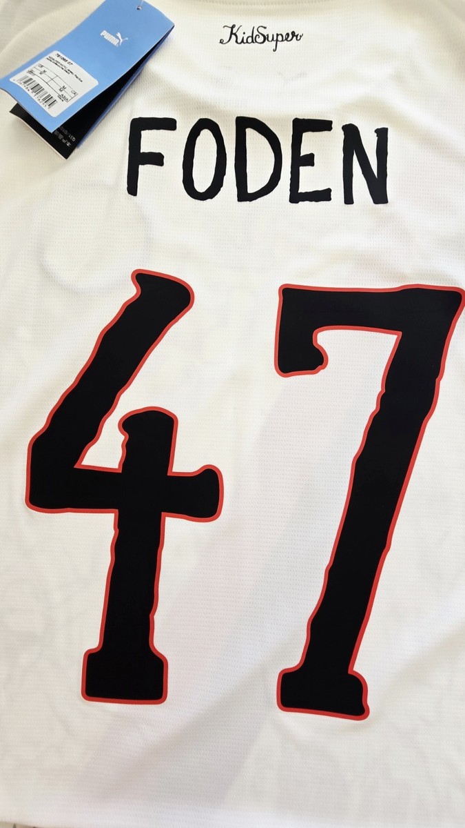 PUMA x KIDSUPER Manchester City #47 FODEN Soccer Jersey 781068 07