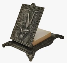 VTG Knossos Prince Greece Metal Notepad Holder Fresco Minoan Bull Greek Decor