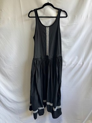 Diotima Black Pocomania Dress Size M with Hole