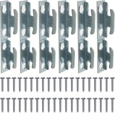 XJKJ 12 PCS Curtain Rod Bracket Curtain Rod Hardware Brackets Curtain Rod Single