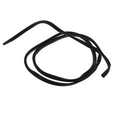 Carbon Paddle Guard Surfing Rubber Protect for Surfboad Paddleboerd - Black