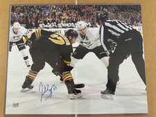 Patrice Bergeron BOSTON BRUINS SIGNED 16X20 Bergeron AUTHENTIC
