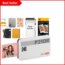 Elegant Mini 2 Retro Photo Printer Bundle - Amazing Quality for Lasting Memories