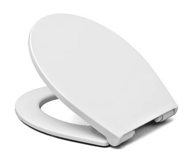 VIGOUR WC-Sitz one mit Deckel weiß abnehmbar mit Absenkautomatik ONSIAS