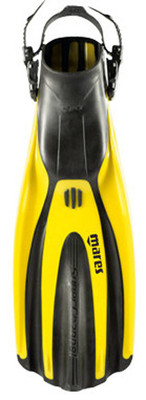 Mares Plana Avanti SuperChannel Open Heel Scuba Diving Dive Fins - Yellow