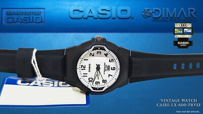 Vintage Casio LX-600-7BVEF, QW. 1311, China WR. 100M, Japan Mov'T Year. 1997.