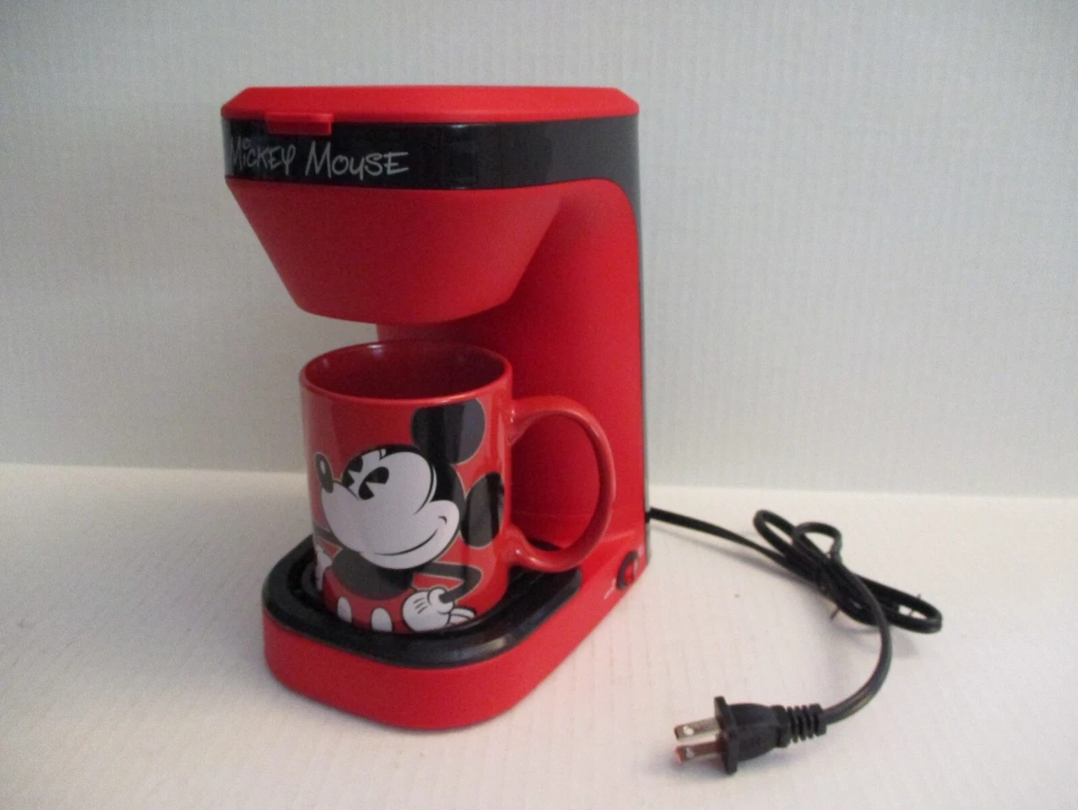 New Disney Mickey Mouse Single Serve Coffee Maker NEW IN OPEN BOX