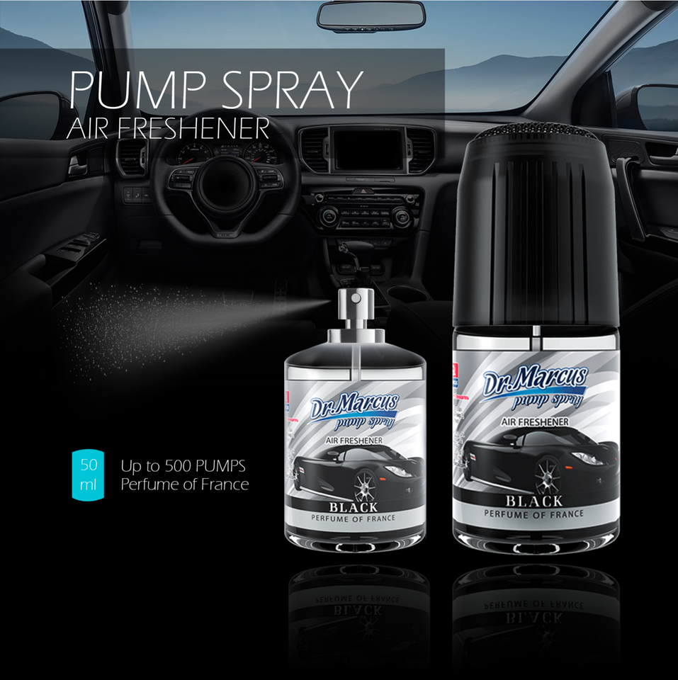 Pump Spray Air Freshener Scent Eliminates Odor Car Home Office Dr