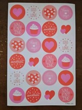 American Greetings Valentine's Day stickers, Valentine's Day themed stickers