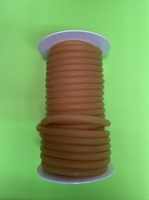 1/4 I.D x 1/16 WALL X 3/8 O.D amber 50 feet natural rubber latex tubing