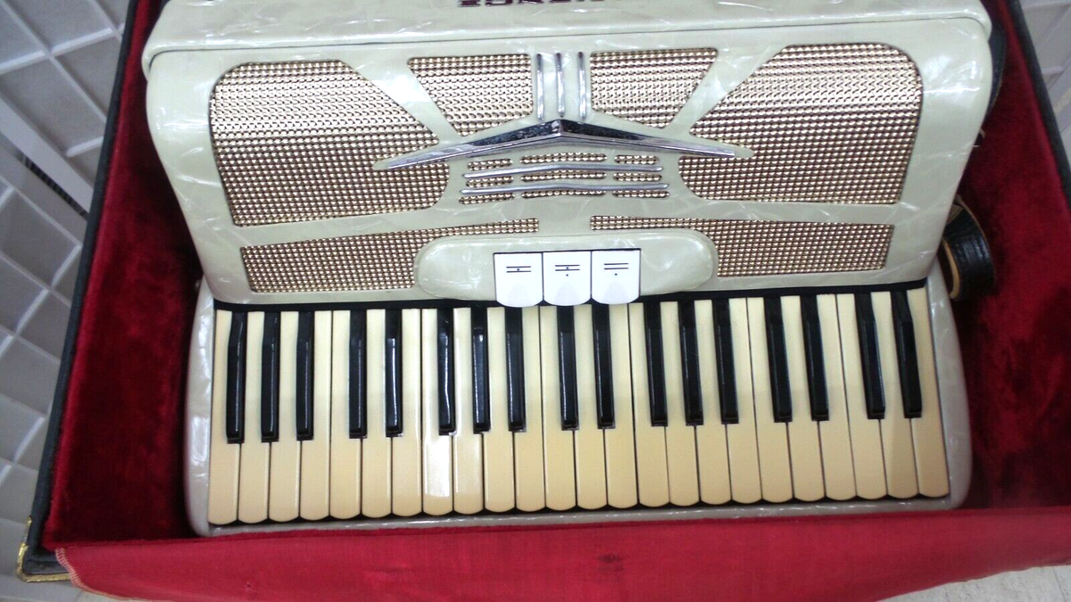 VINTAGE DAVINCI ACCORDION MADE IN ITALY (127413-1 JOO BY50) | eBay
