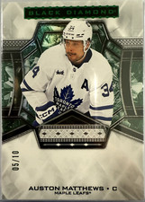 24 25 Upper Deck Black diamond Emerald Base Parallel AUSTON MATTHEWS /10 #BDB-AM